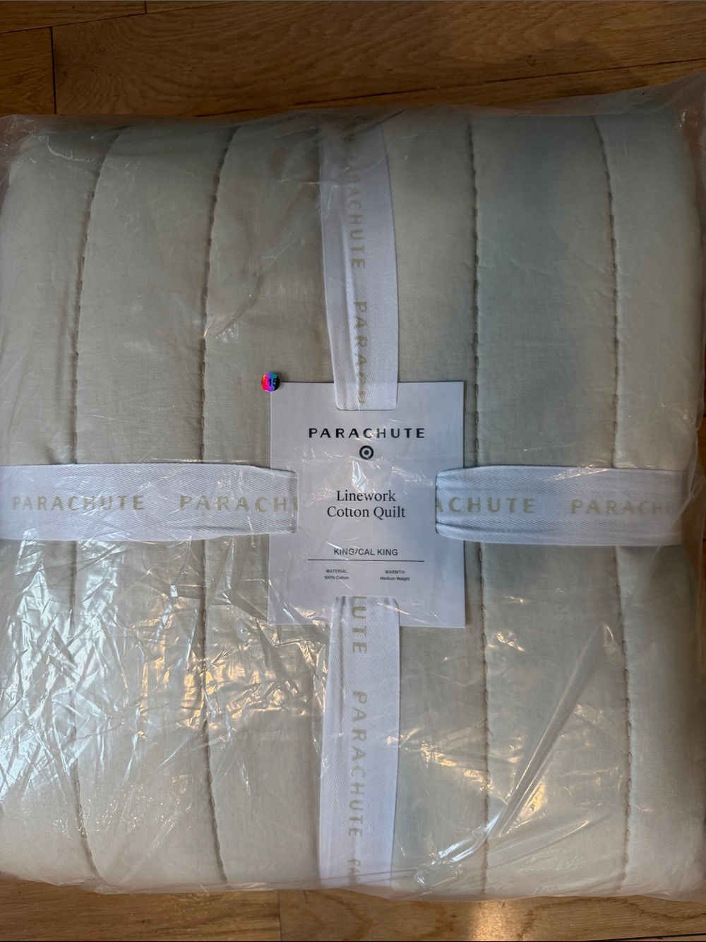 Parachute x target cream natural Linework Cotton Quilt - King/Cal King
